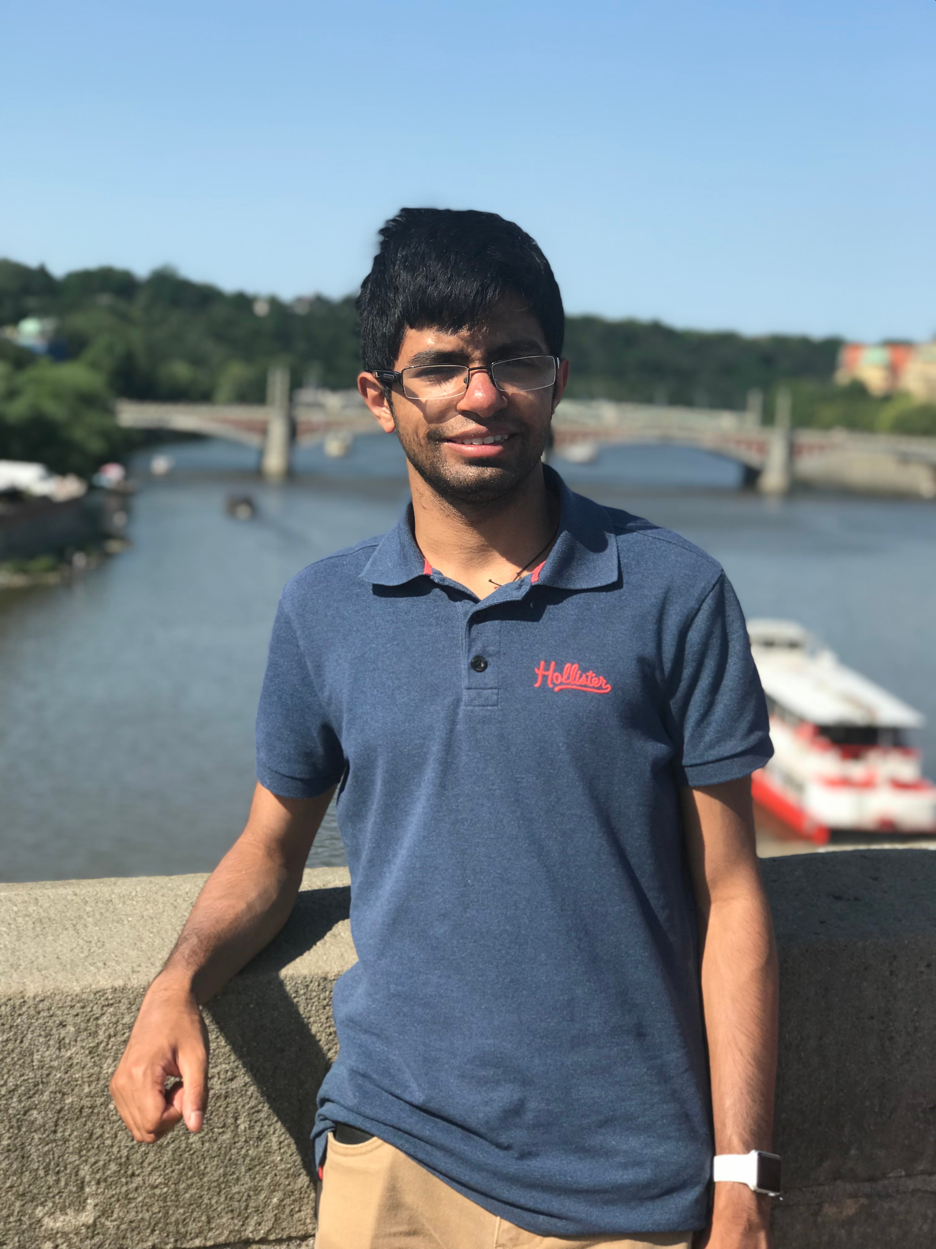 A photo of Amar, circa 2019