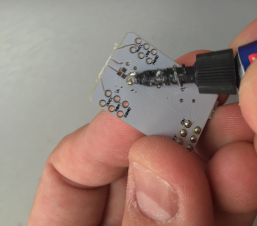Applying glue