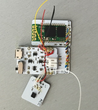 solder accelerometer board