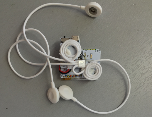 Arrange the electrode cables