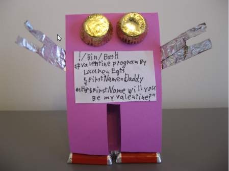 Lauren Egts' robot