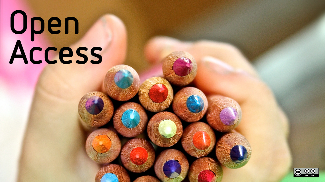Open Access with colored pencils Open Access with colored pencils