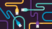 Multi-colored and directional network computer cables