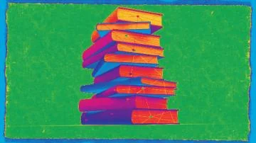 stack of books